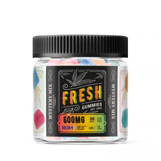 Fresh Delta-9 THC Gummies - Mystery Mix - 600MG